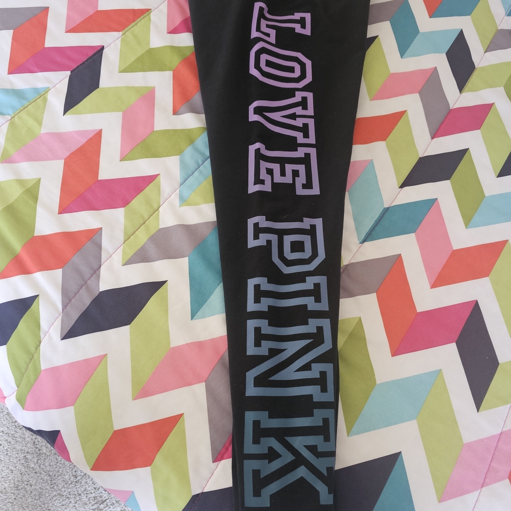 PINK Victoria's Secret Charcoal Leggings